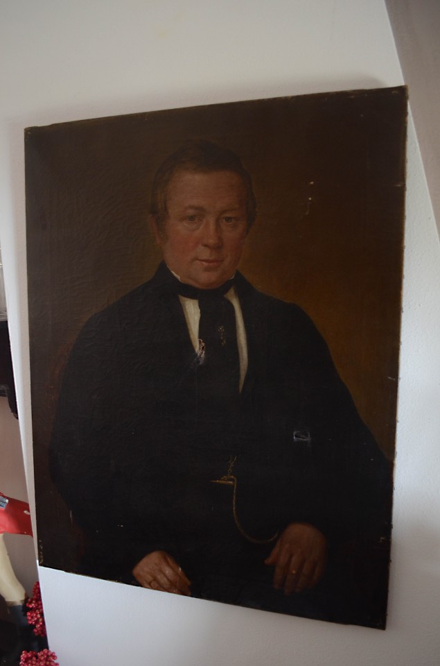 Olieverf schilderij portret man