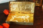 Juwelendoosje filigrain met ingelegde versiering